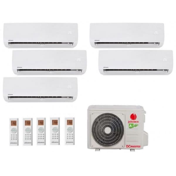Multisplit 5X1 Johnson J4FM110V2: Liceo35 + Liceo25 (x4) R32 + Instalación básica incluida