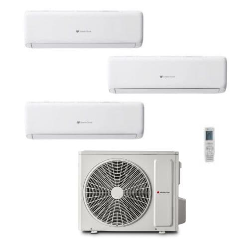 Multisplit 3X1 Saunier Duval Free Match VivAir Lite SDH1-080MNA4O: SDHB1-050SNWI + SDHB1-035SNWI + SDHB1-025SNWI R32 + Instalación básica incluida