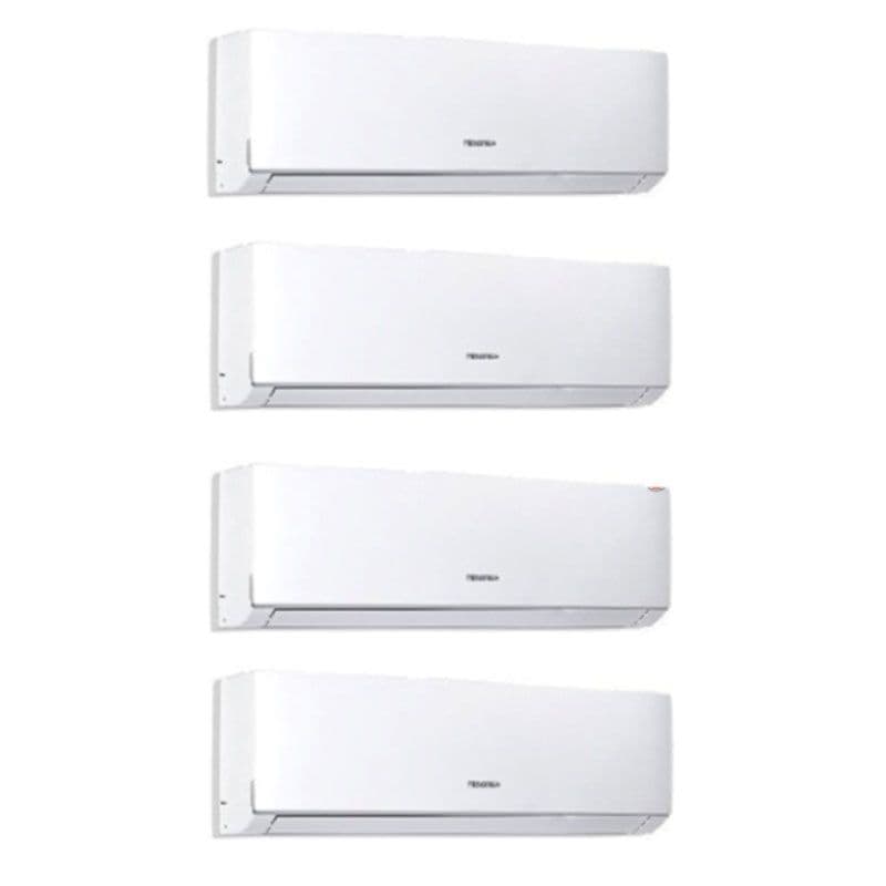 MultiSplit 4X1 Hisense 4AMW81U4RJC: CF25YR4B (x3) + CF35MR0B R32 + Instalación básica incluida
